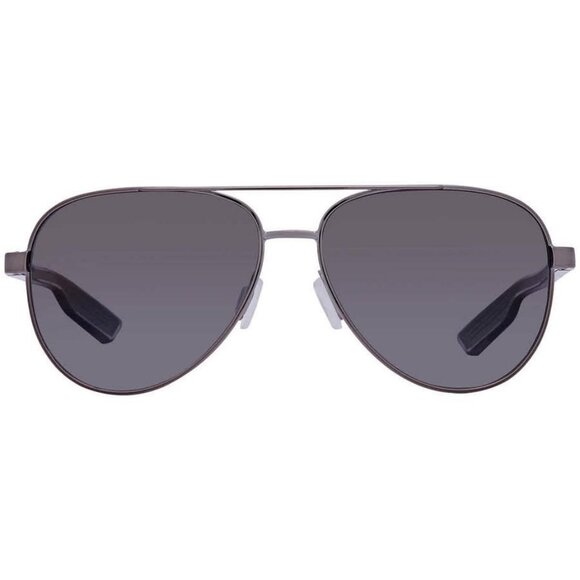 FX01365B Costa Del Mar Peli Grey Gradient Polarized Glass Unisex Sunglasses 6S40 - Picture 1 of 5